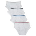 thumbnail image 2 of Buyless Fashion Boys Brief In Assorted Colors Soft Cotton Underwear 4 Pack, 2 of 7