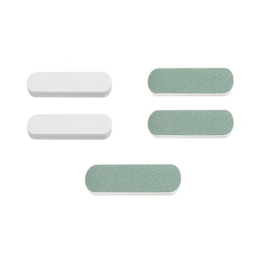 5* Double-Sided Cleaning Buffing Bars Polish Wipe Bub Tool Silver Polishing Wiping Rod for Nails, Jewelry and Crafts