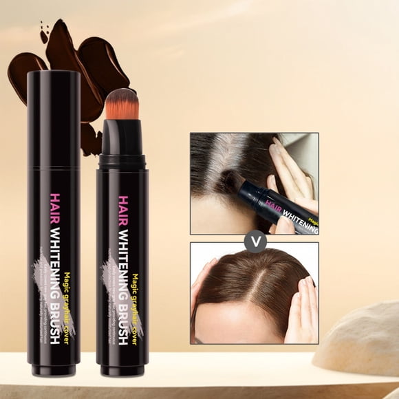 Hairline Powder Stick Quick Cover Root Up Instantly Hair Shadow Hair Root Concealer For Thinning Hair Root Long Wear Lasting Quick Root 20Ml,Brown Polyester Hair Care Net