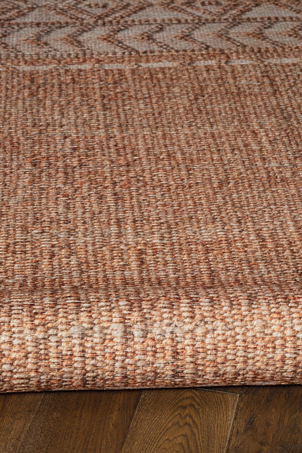Tapis de couloir Mirage Lansing cuivre et crème 2 pi x 10 pi