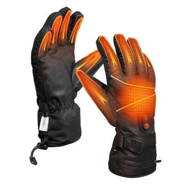 Liquidation! beishanbush Gants Gants Chauffants pour Hommes Femmes Gants Chauffants à Écran Tactile pour l'Hiver Travail Extérieur Chasse Moto Cyclisme Taille Unique Noir