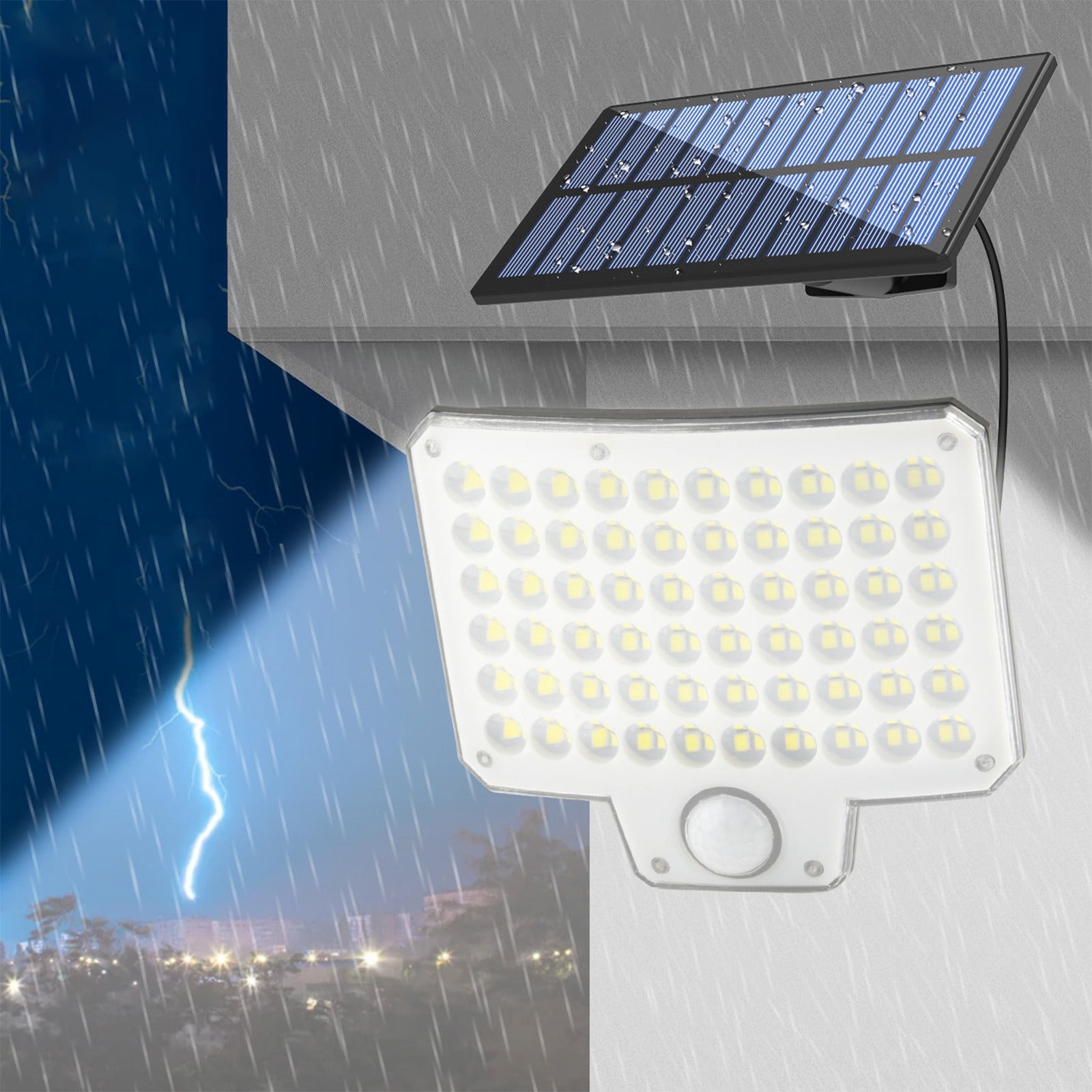 Meitianfacai Outdoor Solar Lights Light Sensor Outdoor Lights Solar Lights Outdoor Rainproof Outdoor Solar Lights for Courtyard Terrace Garden Garage