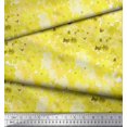 thumbnail image 2 of Soimoi polyester Crepe Fabric Flower Watercolor Print Fabric by the Yard 42 Inch Wide, 2 of 3