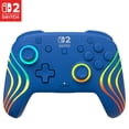 thumbnail image 1 of Turtle Beach Afterglow Wave Wireless RGB Gaming Controller (Blue) - Officially Licensed for Nintendo Switch 2, Nintendo Switch - Customizable Lighting, TMR Sticks, RBG, 1 of 17