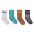 thumbnail image 1 of George Toddler Boys' Crew Socks 4-Pack, 1 of 1
