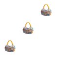 thumbnail image 2 of Redempat Foldable Storage Bags For Travel Travel Packing Solution Space-saving Shopping Bag For Travel yellow plaid 3Set, 2 of 6
