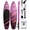 FUSION NEON, variant on GREEN EMERALD 13FT x 37" Mega Wide Inflatable Stand Up Paddle Board, Ultra Stable Wide SUP Up to 3 people/480LB Fully equipped w/ Premium SUP Accessories