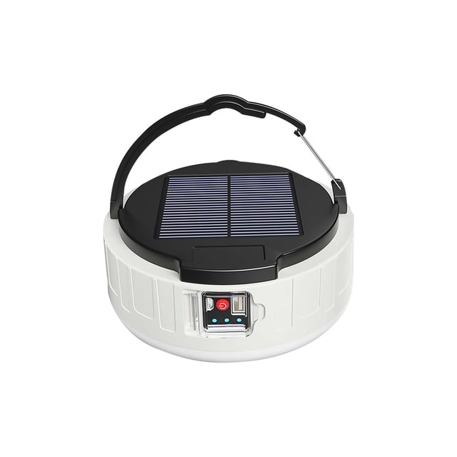 Ohufall Camping Gear USB Solar Camping Light With Remote Control Hanging Tent Lamp Emergency Phone Charger