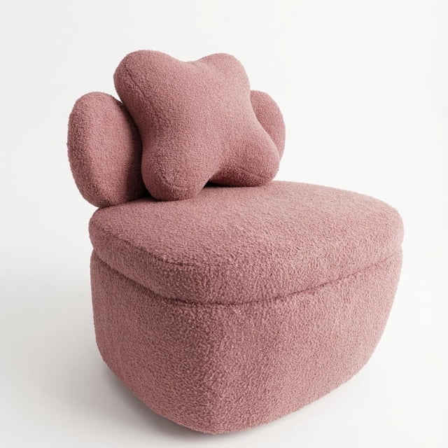 Modern Swivel Accent Chair with Storage - Soft Smooth Upholstery - Ergonomic Bucket Seat - 360° Rotating Lounge Chair, High Weight Capacity, Easy Assembly for Living Room, Bedroom, Office