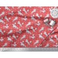 thumbnail image 3 of Soimoi Modal Satin Fabric Dot,Star & Unicorn Animal Print Sewing Fabric Yard 42 Inch Wide, 3 of 3