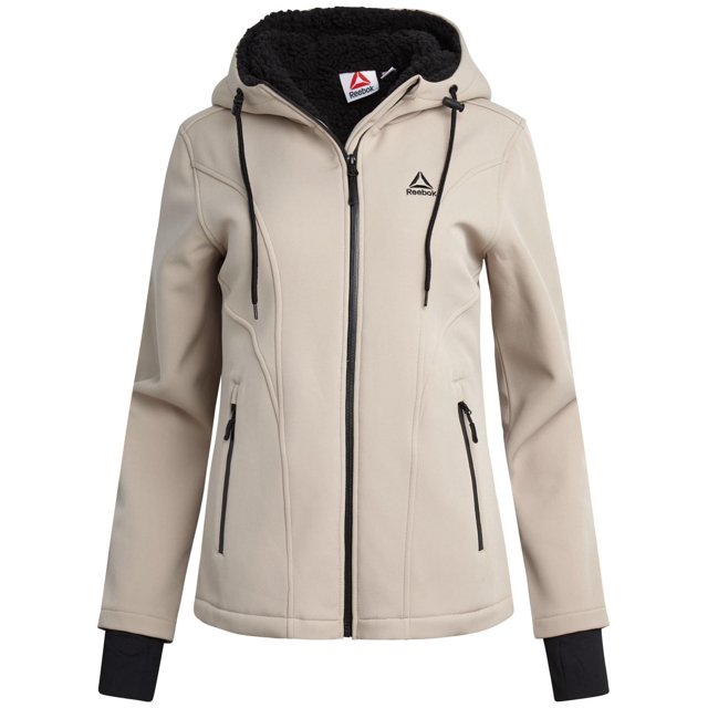 Veste softshell doublée Sherpa à capuche pour femmes Reebok