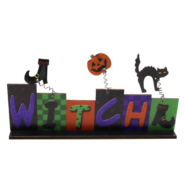 Mistaha Halloween Table Pumpkin Skull Wooden Decoration Halloween Party Table Centerpieces Table Topper