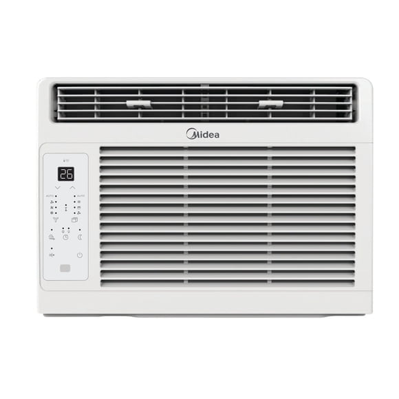 Refurbished Midea MWMWT060CR1A 6000 BTU Window Air Conditioner, White