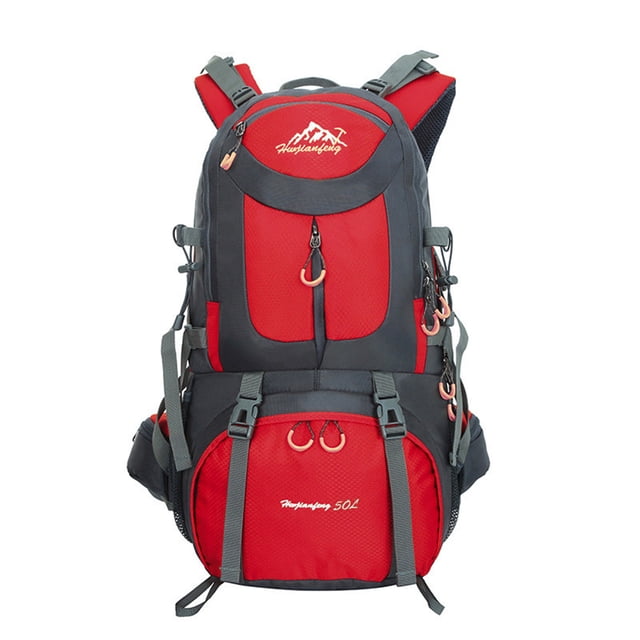 Essentiels de Randonnée pour Femmes Sac à Dos de Randonnée 50L, Sac de Camping Imperméable, Sac à Dos Léger 45+5 Litres