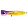 thumbnail image 2 of Big Popper Lure, Reflective Design Wooden Bait 18cm 120g For Bass Tuna GT Trout, 2 of 8