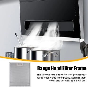 Filtre de Hotte de Cuisinière de Remplacement 12,6 X 10,24 Po Filtre à Graisse en Maille d'Aluminium pour Cuisine Ventilateur d'Évacuation Hotte de Cuisinière Filtre d'Aération