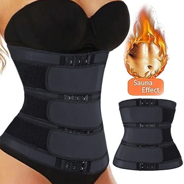 Pisexur Womens Corset Top Long Torso Waist Trainer Trimmer Workout Sweat Bands Sauna Belt Lower Belly Tummy Control Trainer Shapeware