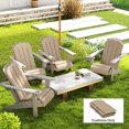 thumbnail image 2 of Outsunny 4PCS Adirondack Chair Cushion, Patio Chair Cushions, Beige, 2 of 10
