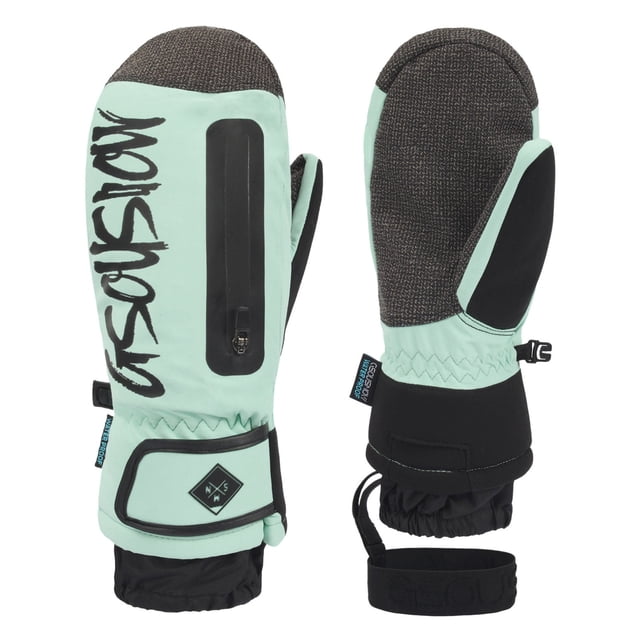 Fgnfyis Gants de Ski avec Protection Intégrée pour Poignet pour Planche à Neige et Sports de Ski Vert