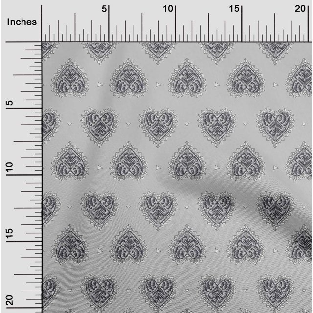 oneOone Viscose Chiffon Fabric Floral Block Fabric Prints By Yard 42 Inch Wide