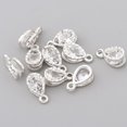 thumbnail image 2 of Rongfmy 10 Pieces Crystal Rhinestone Charms Pendant DIY Jewelry Accessories A A, 2 of 9