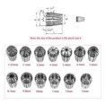 thumbnail image 4 of 1.5kw/2.2kw Water Cooled Spindle CNC Spindle Motor+2.2KW VFD+ 80mm Clamp + Water Pump +13pcs ER20 Collet For CNC Router ,Widely Used, 4 of 5