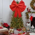 thumbnail image 1 of Christmas Bows Decorations,Velvet Christmas Bow Ornaments,Christmas Bows and Ribbons for Trees,DIY Bowknot Material Kit Bowknot Decoration Christmas Party Set Props EVA Material Kit, 1 of 6