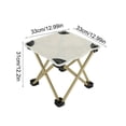 thumbnail image 3 of CaiYueKe Portable Folding Chair Lightweight Camping Chair Outdoor Chair for Adults Beach Picnic Lawn Concert Travel Backpacking Hiking Fishing Gear, 3 of 7