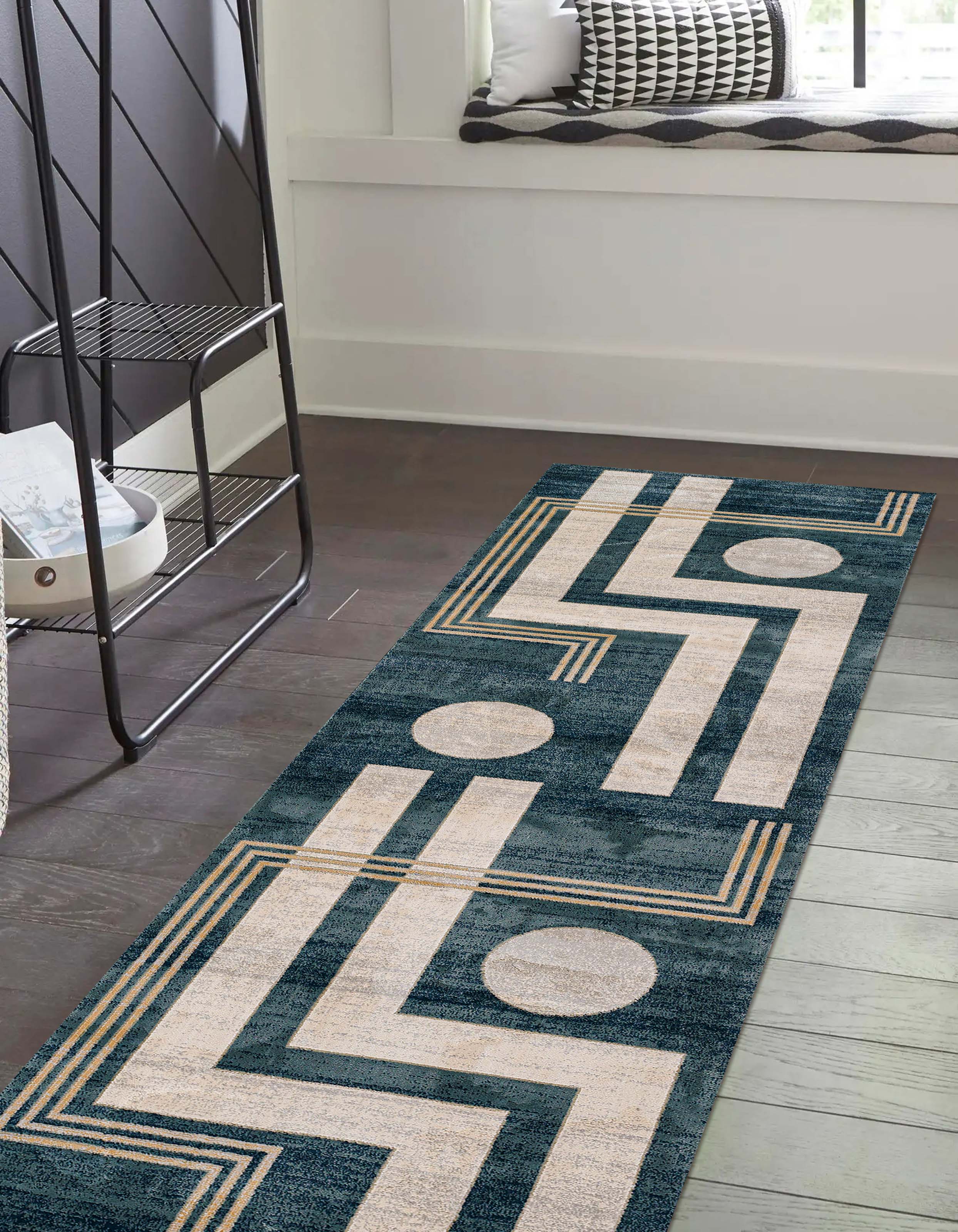 ECARPET Erisa Tapis pour Salon, Chambre, Salle A Manger, Entrée, Couloir et Plus Encore.