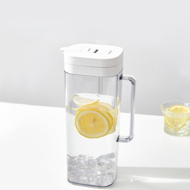 Tyidzon Cold Water Kettle Made Of AS Material 2000ml For Household Fruit Tea Cold Water Kettle Beverage Bucket
