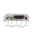 thumbnail image 4 of Arealer Mini Digital Hi-Fi Power Amplifier 2.1CH Subwoofer Stereo Audio Player Car Motorcycle Home Power Amplifier, 4 of 6