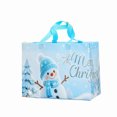 thumbnail image 2 of Cagogo under $5 Nonwoven Gift Bags, Non-woven Christmas Gift Bags, reusable Holiday Present Bags, Christmas Party Favor Bags, Festive Gift Packaging, Drawstring Gift Sacks, 2 of 6