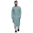 thumbnail image 1 of Atasi Cotton Printed Kurta Set For Men Designer Casual Kurta Pajama Clothing, 1 of 2