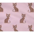 thumbnail image 4 of oneOone Cotton Flex Fabric Cat Ikat Print Fabric By Yard 40 Inch Wide, 4 of 4