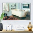thumbnail image 3 of Cottage Salle de Bain Ancienne II - Salle de Bain Traditionnelle Encadrée Toile, 3 of 3