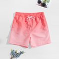 thumbnail image 2 of Gradient Swimming Trunks Mens Adult Boxer Shorts Swimming Casual Beach Pants, 2 of 9