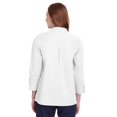 thumbnail image 2 of Blouse à Manches 3/4 en Broadcloth Extensible Collection Couronne pour Femmes DG560W, 2 of 2