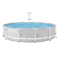 thumbnail image 1 of Intex 12' x 30" Steel Frame Above Ground Pool & Type A & C Pump Cartridge, 1 of 9