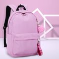 thumbnail image 5 of Girl School Backpack Lightweight School Bag Student Backpack with Pompom Pendant, 5 of 5