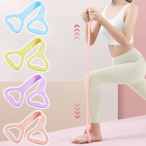 YYV Adjustable Resistance Band Set 10–30 lb Multi-Function Stretching Rope for Yoga Shoulder and Back Flexibility Physical Therapy Home Gym Portable Exercise Bands Resistance Bands
