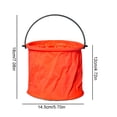 thumbnail image 3 of Folding Portable Water Storage Bucket for Outdoor Travel Car Washing and Children Use 5 Color Options, 3 of 3