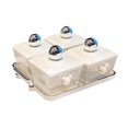thumbnail image 2 of Lipstore Plateaux de Service Divisés Plateau d'Apéritif Portable pour le Nouvel An Mariage Congés 4 Compartiments, 2 of 7