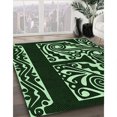 thumbnail image 3 of Ahgly Tapis d'Intérieur Lavable en Machine Carré Noir Nuit, 8 Pieds Carré, 3 of 7