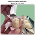 thumbnail image 4 of Wzzjkit Garlic Peeler - 3 Pcs Stainless Garlic Tweezers Easy Faster Multi Functional Garlic Skin Remover Set, 4 of 9