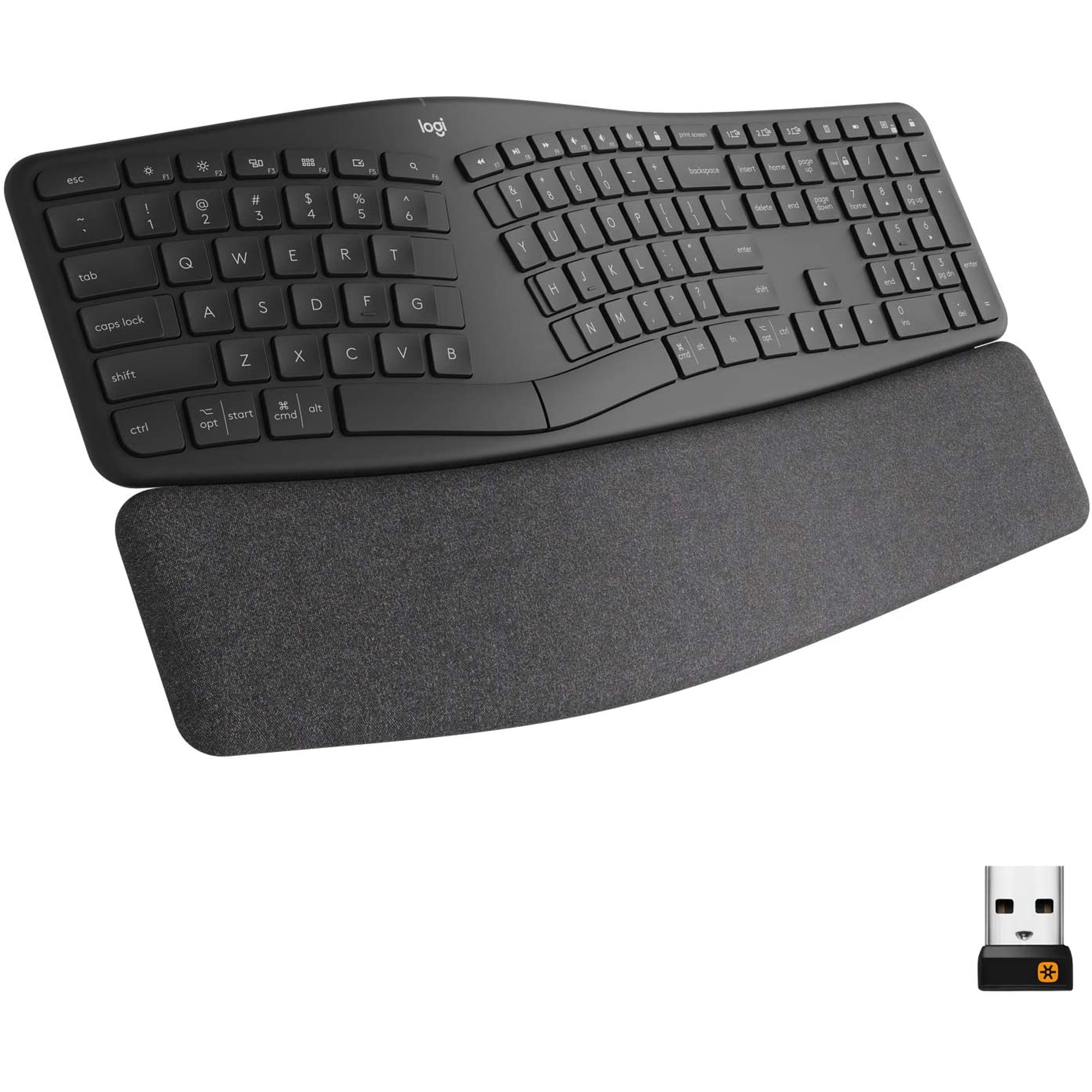 Logitech Ergo K860 Wireless Ergonomic Keyboard with Wrist Rest