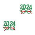 thumbnail image 4 of VONKY 2024 Glasses Frame Accessory For Every Occasion Party Supplies Funny Shape green 2Set, 4 of 6