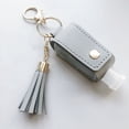 thumbnail image 1 of 30Ml Refillable Travel Bottle With Keychain Holder Pu Leather Case For Hand Sanitizer Soap Lotion Portable Outdoor, 1 of 2
