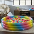 thumbnail image 2 of Intex 58449EP Arc-en-Ciel Ombré Piscine Gonflable Ronde pour Enfants à 3 Anneaux, 2 of 12