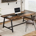 thumbnail image 5 of 70.86 Inch Computer Table, Large Executive Office Desk, Modern Study Desk with Metal Frame, 5 of 5
