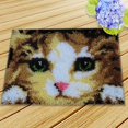 thumbnail image 2 of 20" by 14" Decorative Cat Latch Hook Kits Embroidery DIY Cushion Carpet, 2 of 8